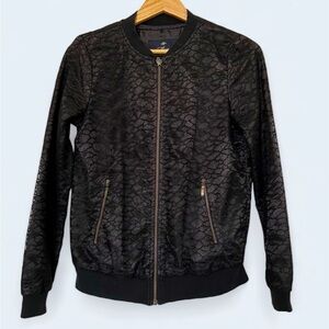 2/$30 Mavi designer lace and satin Jacket SZ XS